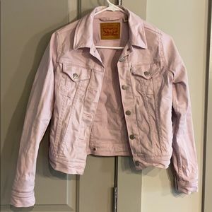 Levi’s pink denim jacket